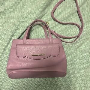 Liz Claiborne Lilac Purple Leather Handbag